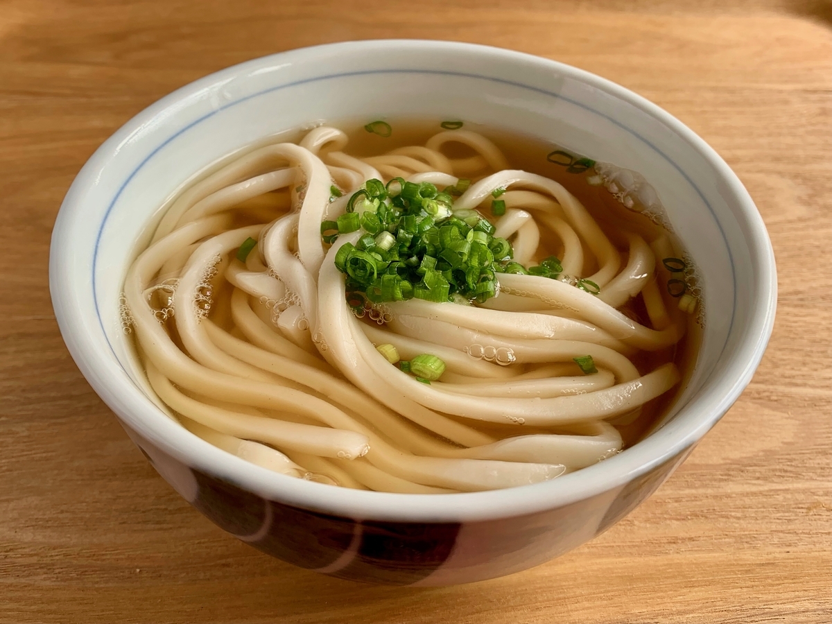 めんつゆで簡単♪ かけうどん