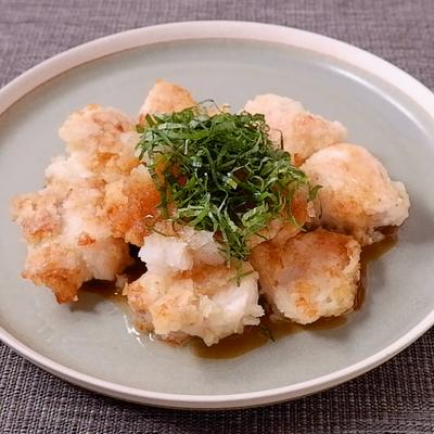 ポン酢でさっぱり！鶏皮ポン酢