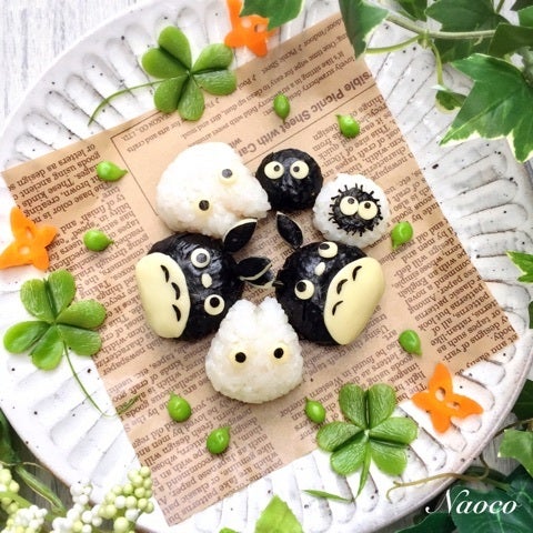 お弁当 キャラ弁♪秋に作りたいトトロ弁当 Bento kyaraben♪Totoro bento you want to make inautumn. - YouTube