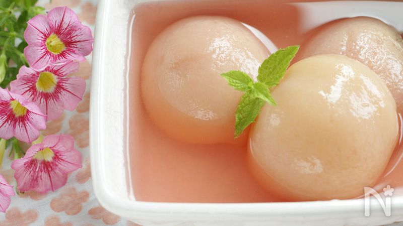 桃のコンポート