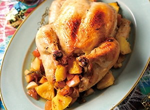 ホームパーティー翌日◇残りのスタッフドチキンでパスタ クリスマスメニューわが家のここち