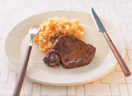 楽めし ステーキガーリックライス by santababyクックパッド簡単おいしいみんなのレシピが392万品