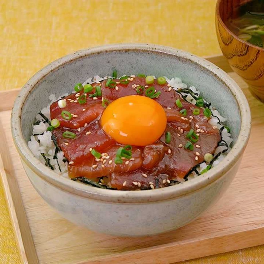 ごまダレのまぐろ丼 ごまレシピ公式 ごま油のかどや製油