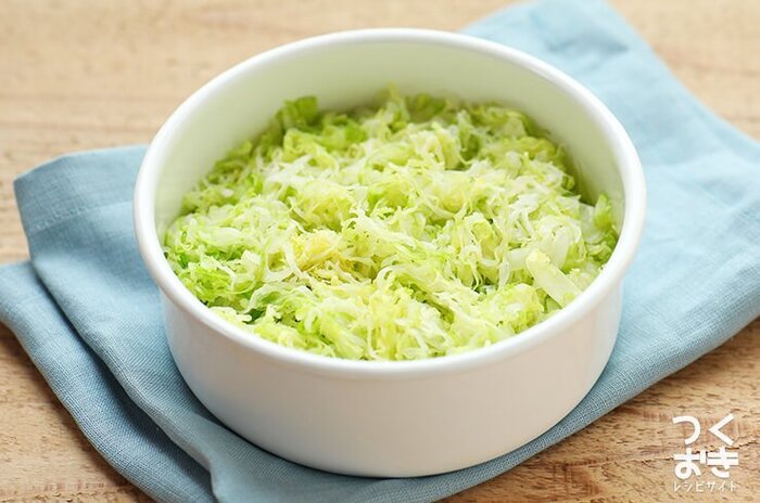 たっぷりキャベツのとんぺい焼き