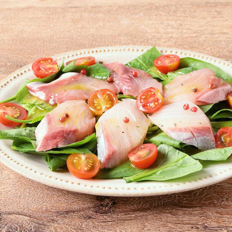 いさきのカルパッチョサラダ