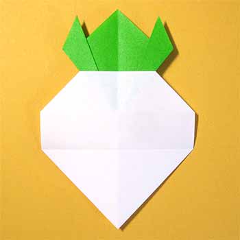 夏野菜の折り紙・簡単なキュウリの折り紙⭐︎3分で折れる簡単シンプル折り紙 音声解説付き かわいい夏のおりがみ・きゅうりの折り方・夏野菜の折紙@tentenmimi9626