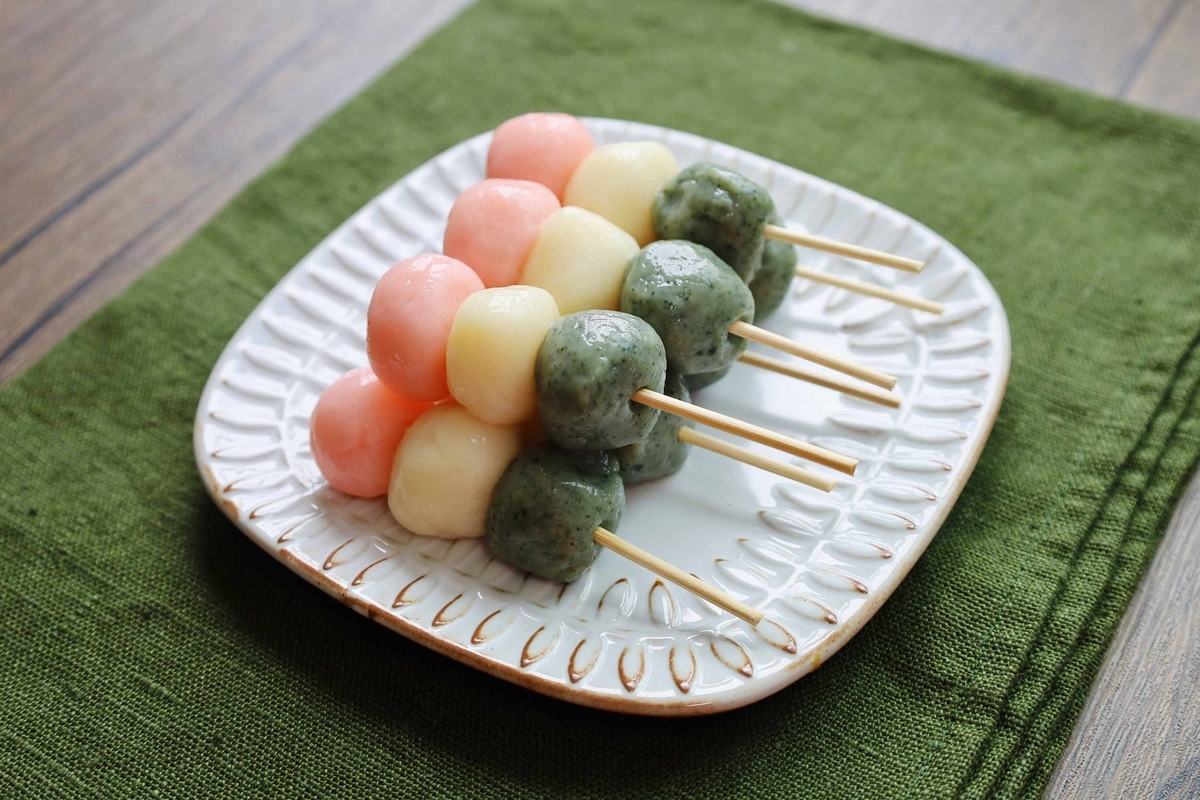 三色団子スイーツレシピ