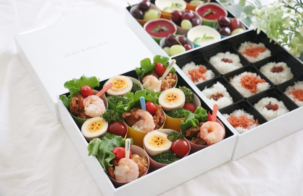 運動会のお弁当、今年もDEAN&DELUCAの重箱でLEE