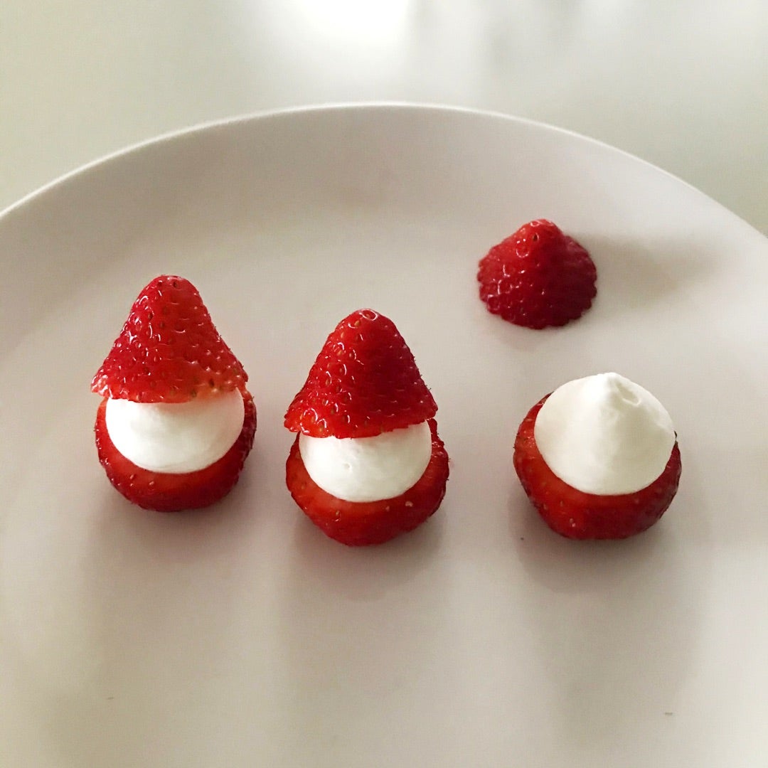 いちごサンタの作り方・簡単レシピ クリスマスHow to make Strawberry santa Christmas Coriscooking