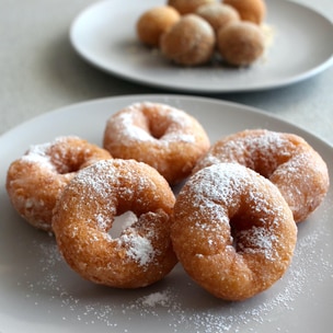 米粉の豆腐焼きドーナツ グルテンフリー！揚げずにヘルシー♪