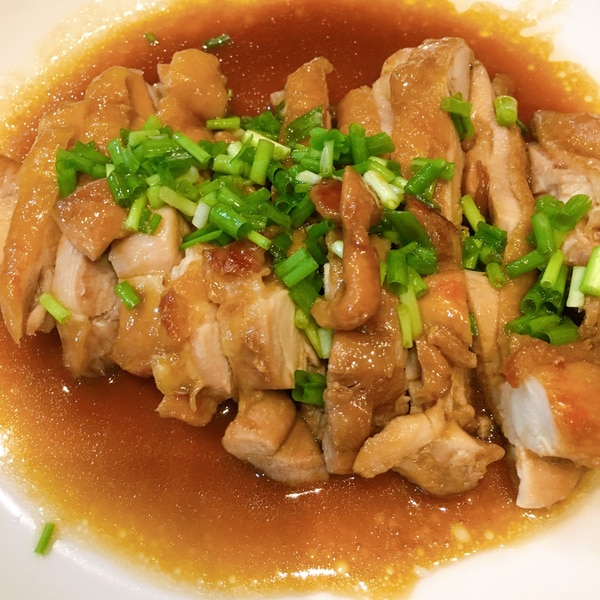 しっとり柔らか茹で鶏