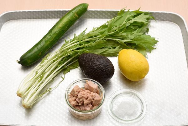 ポン酢で超簡単♪ツナ＆アボカド＆水菜のサラダ レシピ・作り方 by maoronmama - 楽天レシピ