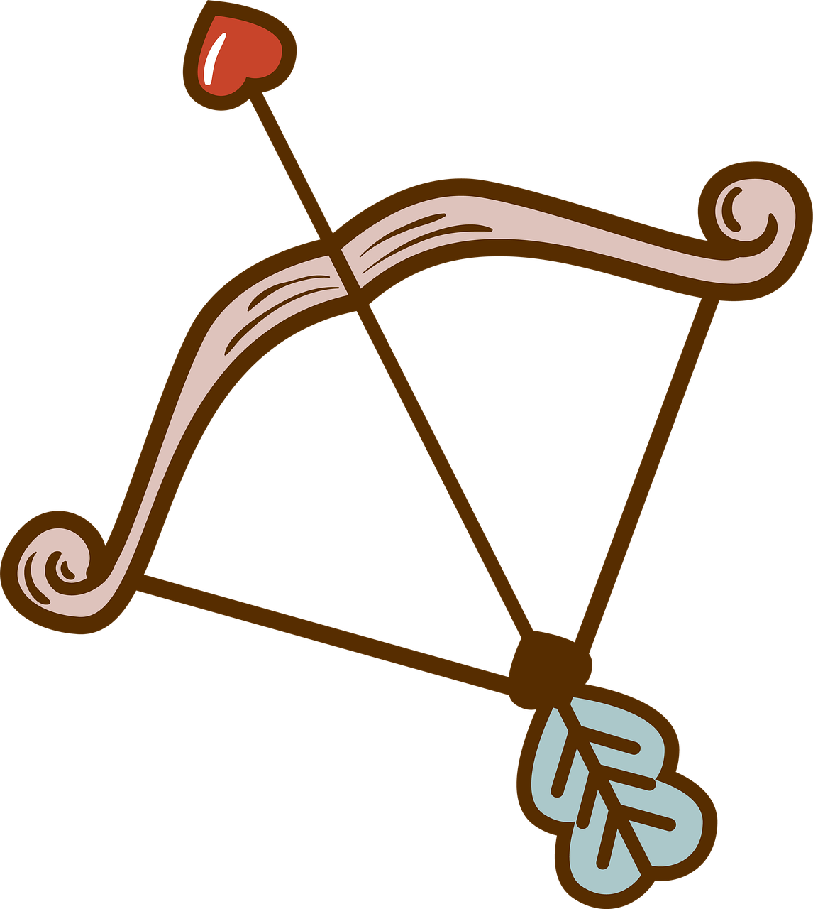 带箭的丘比特天使素材图片免费下载-千库网