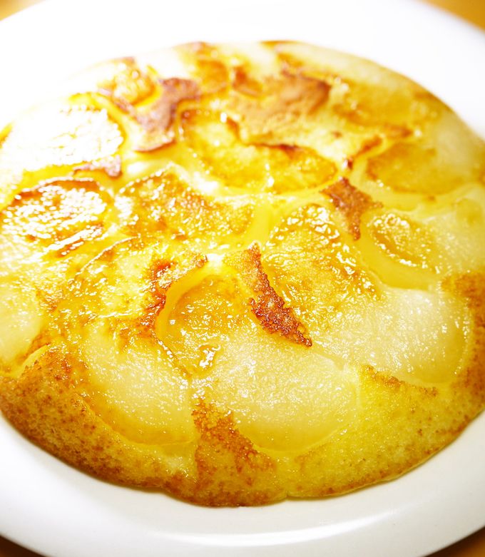 ホットケーキミックスで簡単に！ バター不使用の洋梨と紅茶のケーキレシピ・作り方Tasty