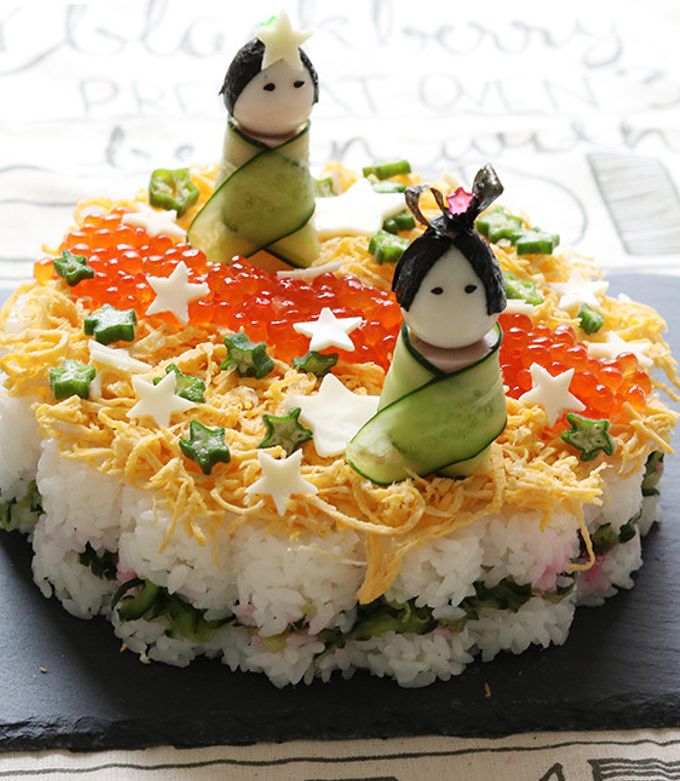 ひな祭りのちらし寿司はデザイン勝負！真似したい素敵デコレーションおうちごはん