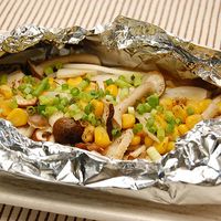 トースターで簡単 エリンギのマヨパン粉焼き