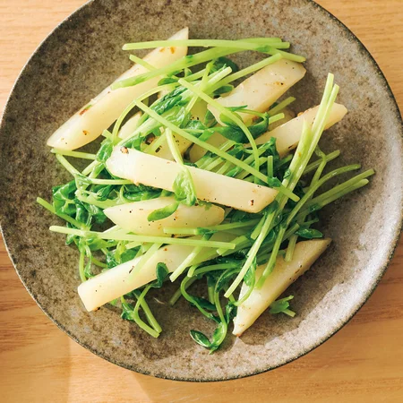 シャキほく！ じゃがバタ豆苗ベーコン