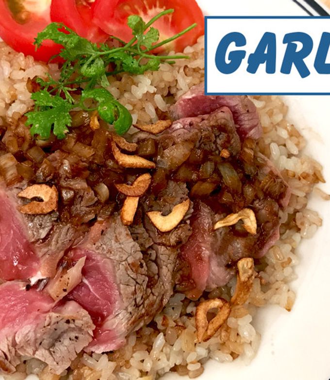 ガーリックステーキライス