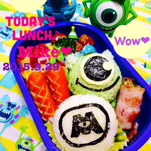 Instagram「＃ディズニーキャラフードコラボ」参加中！ザッキー☆のキャラ弁LIFE