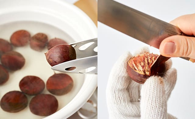 栗の皮のむき方 ためしてガッテンゆで方・圧力鍋・料理レシピ