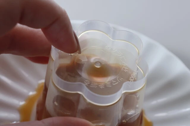 ダイソーの袋で作るかわいいフルーツゼリ