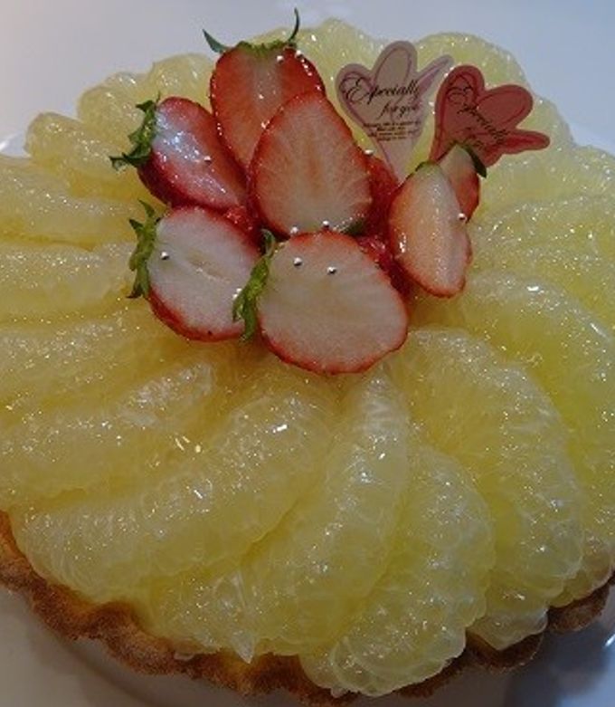 電子レンジで簡単♪フルーツ大福「文旦大福」レシピ富澤商店