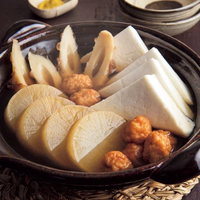 じゃがいものグラタンの献立 副菜：菜の花のくるみあえ、汁物：れんこんとはんぺん の具だくさんみそ汁 献立・メニュー 味の素パーク たべる楽しさを、もっと