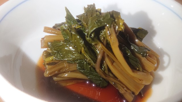 花わさびと葉わさびのゆで方 下処理：白ごはん.com