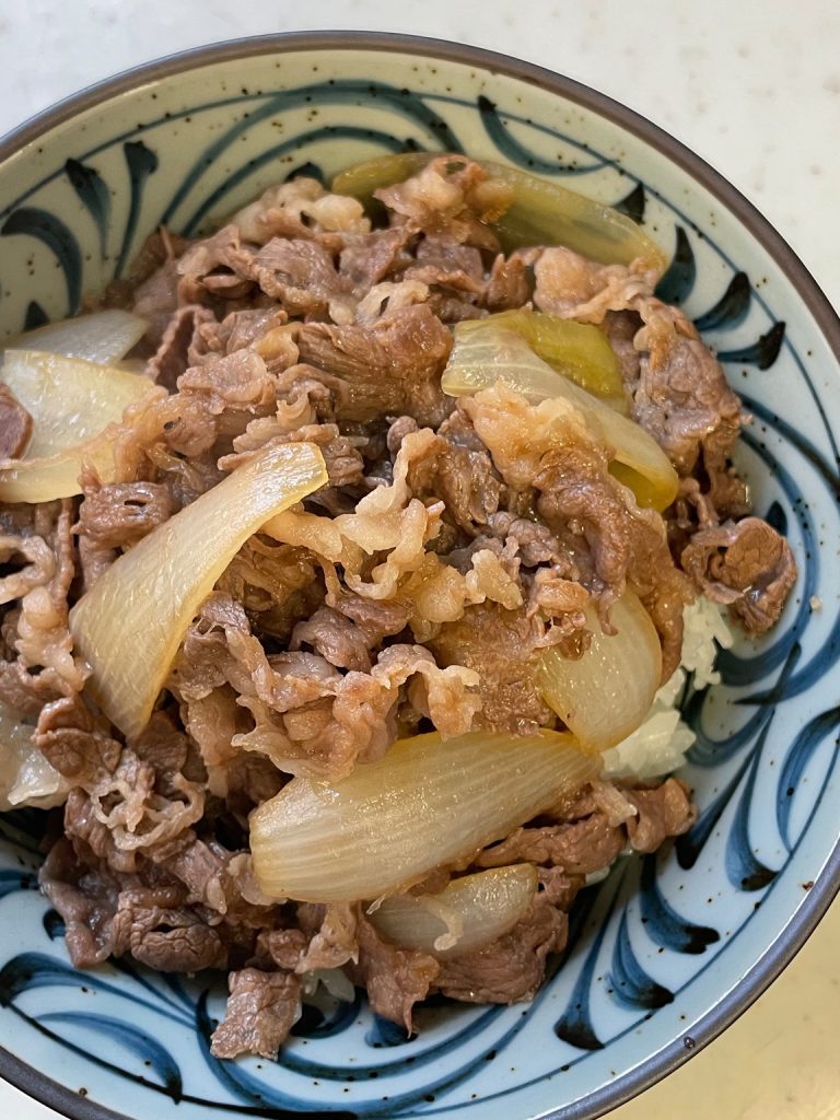 牛肉ときのこの混ぜご飯