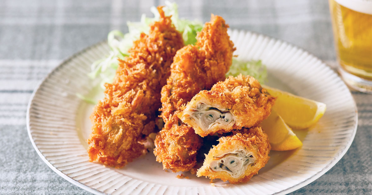 サクサク牡蠣フライ