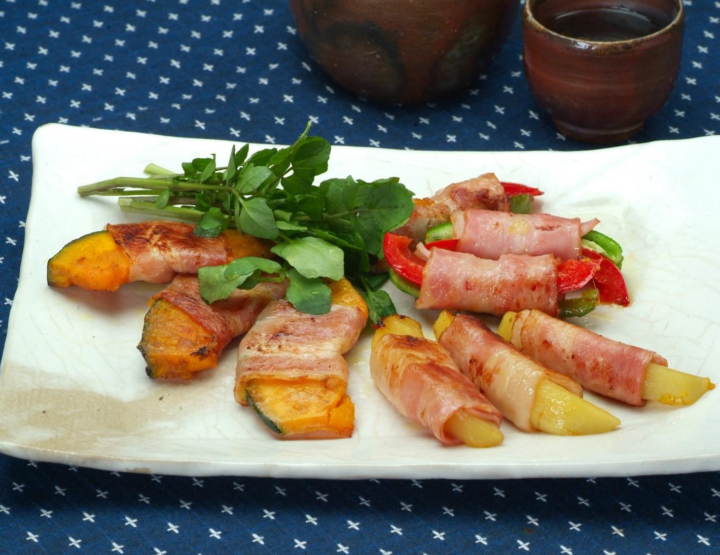 2種のベーコン巻き 黒こしょう風味