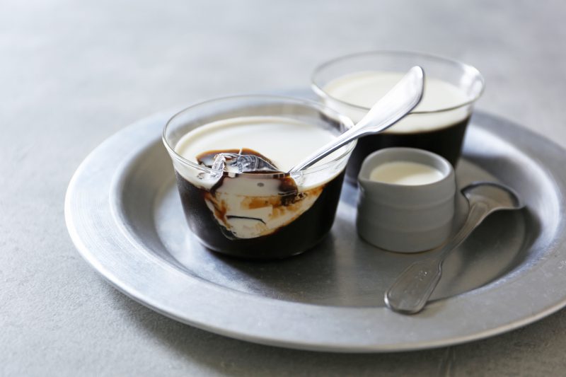 おしゃれに２層♪クリーム＆コーヒーゼリ