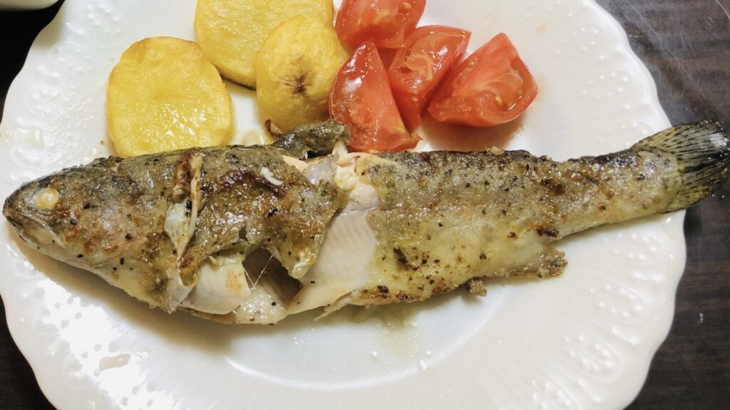 魅惑のニジマス塩焼きシトラ