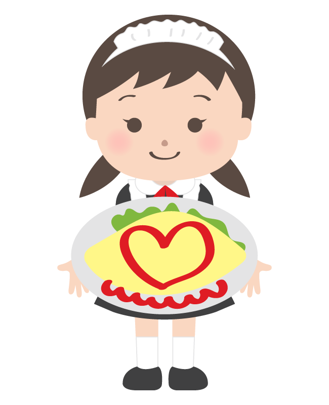 オムライス ケチャップアートTikTok