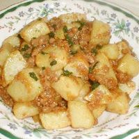 食感がクセになる♢じゃがいものコロコロ焼き