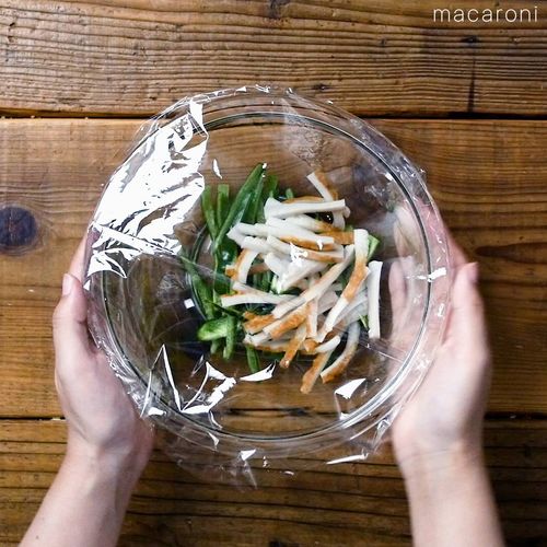 レンジで2分 やみつきになる＊無限ちくわピーマン＊作り置き