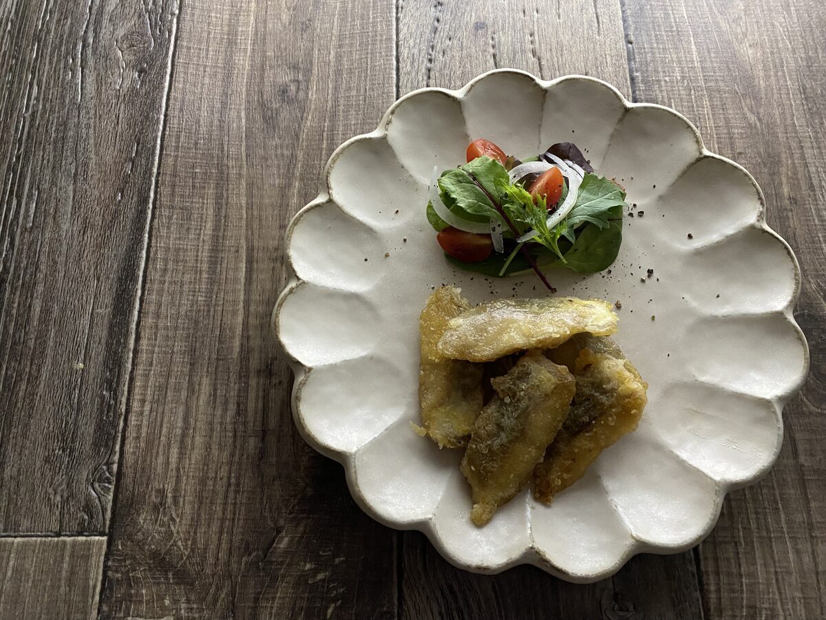 生ホッケの竜田揚げ☆サラダ - かこさんちの夫婦の食卓