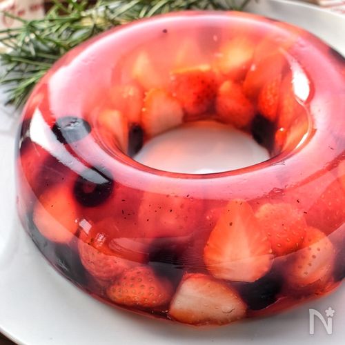 ブルーベリーゼリ