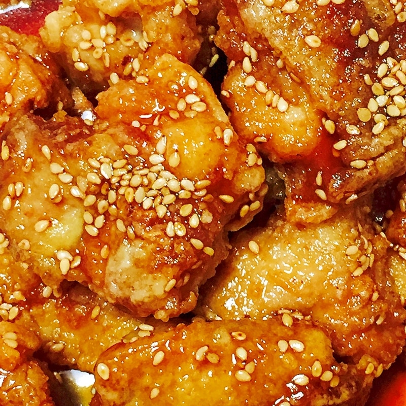 揚げ焼きチキンの生姜入り甘辛タレ by 小豆ん子クックパッド簡単おいしいみんなのレシピが392万品