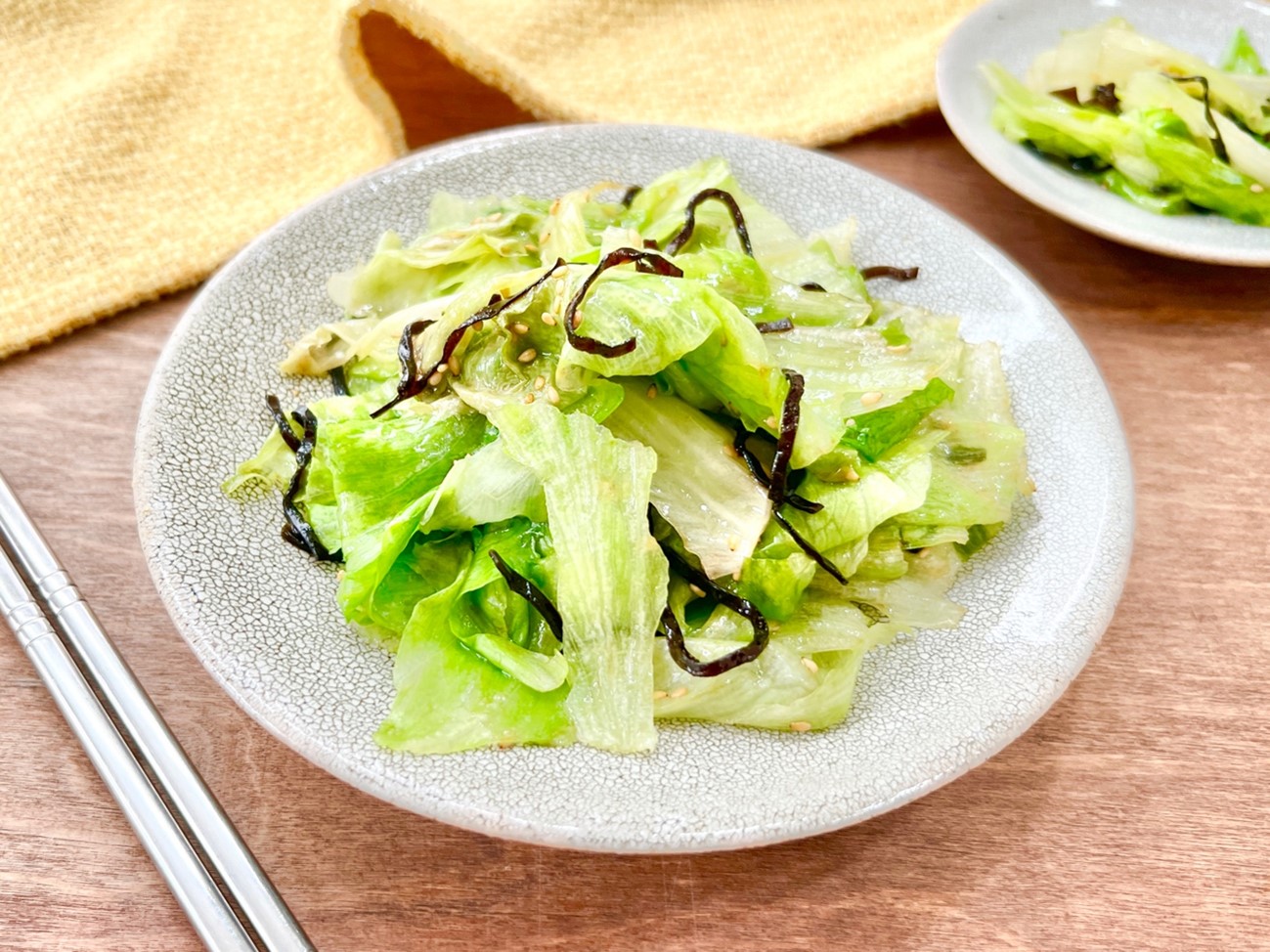 レンチンで簡単！レタスの簡単副菜レシピ3選 調理時間各10分3ページ目セブンプレミアム公式