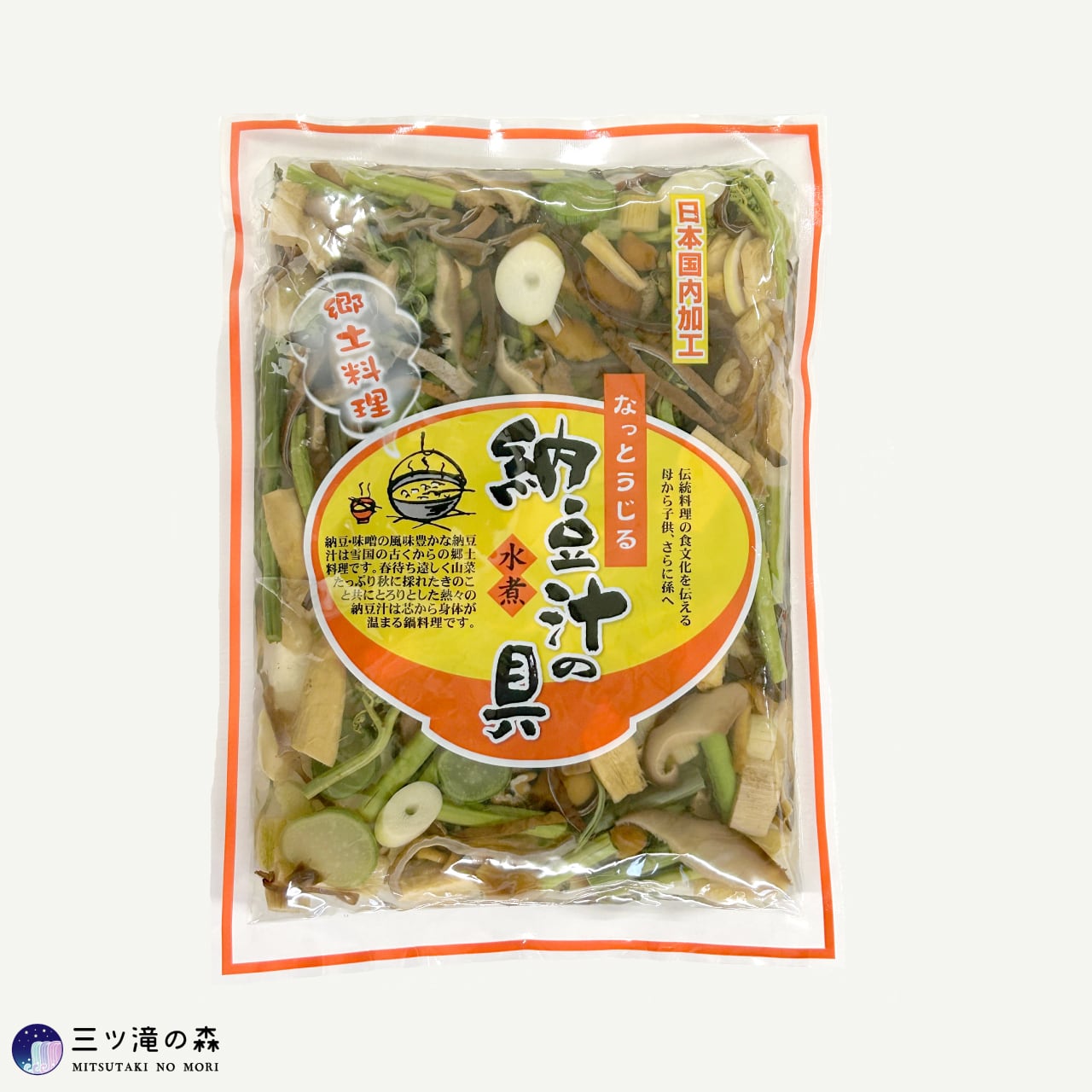 でらうま工房 なめこ汁の具40g 国産 3種 北海道産なめこ・凍り豆腐・北海道産わかめ味噌汁の具 約20杯分４個セット国産なめこ水煮230g 工山形県真室川町製造 国産山菜 味噌汁・和え物・酢の物に山菜水煮 三ツ滝の森