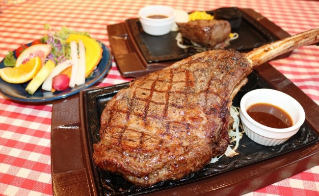 サイパン トマホークステーキ プレートココ夏ッ通信