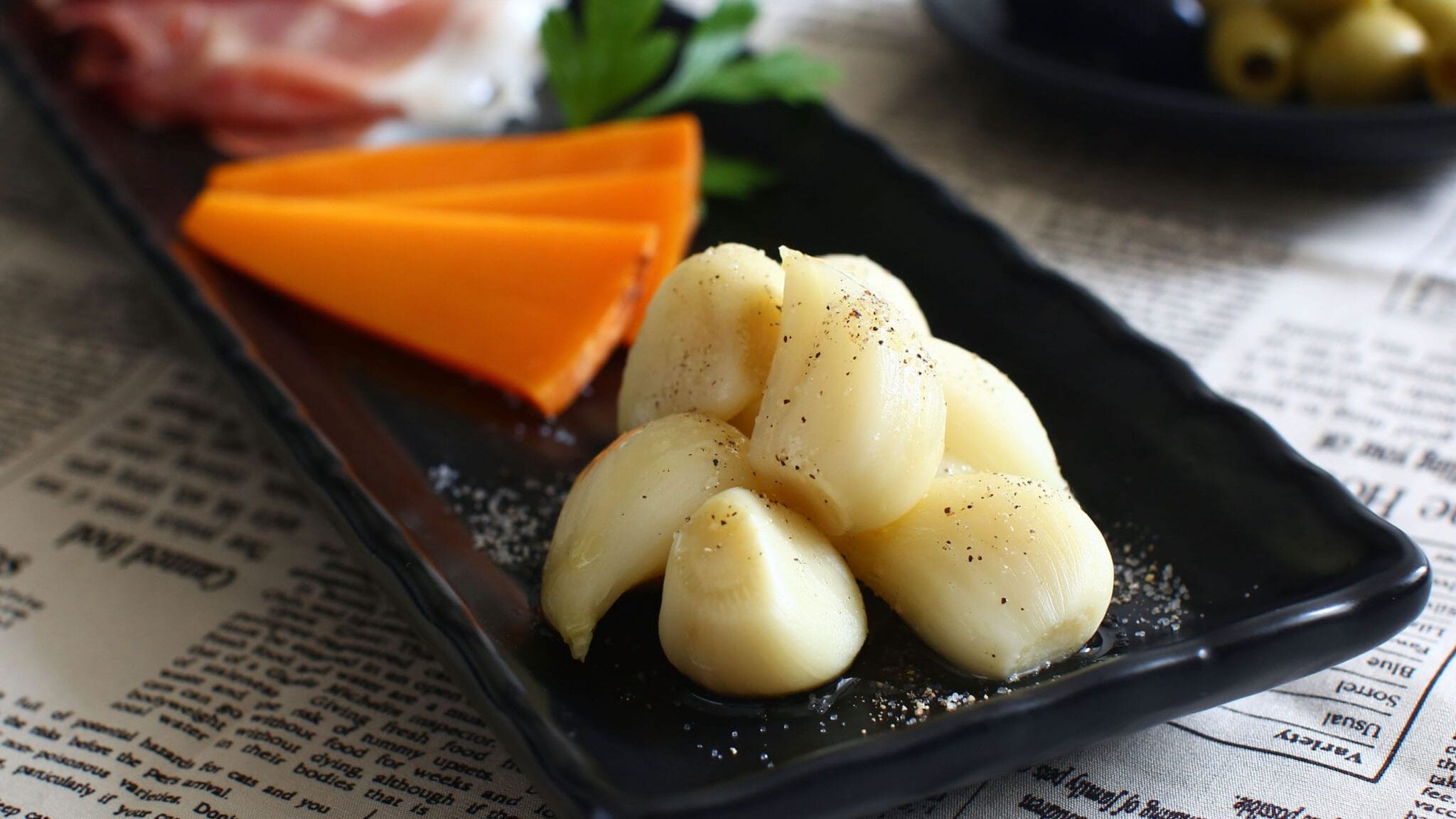 にんにくレンジ蒸し