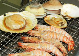 焼はまぐり 浜茶屋「向島」千葉県山武郡九十九里町