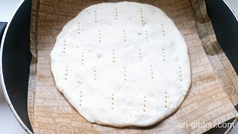 豆腐米粉ピザ♪卵・小麦粉・イースト不使用 簡単時短