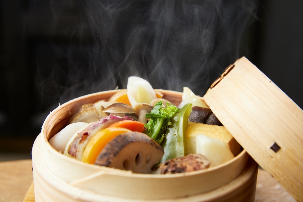 冬にオススメ せいろで本格蒸し料理e-gohan