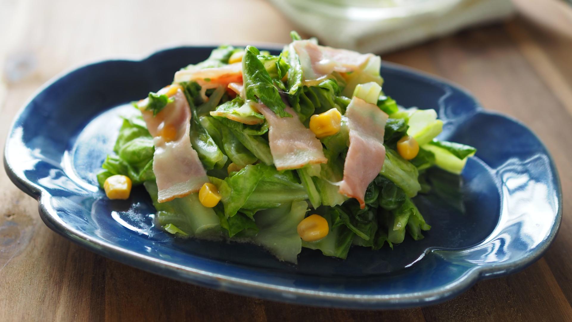 ☆副菜♪キャベツ・コーンナムル☆