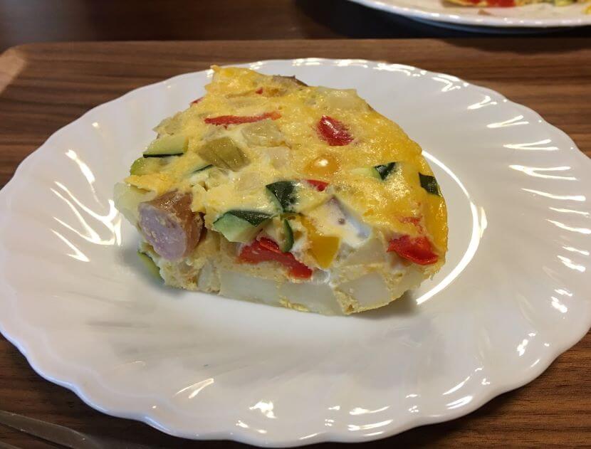 春野菜とモッツァレラチーズのアメリカンオムレツI LOVE キッチンゴジてれ Chu!福島中央テレビ