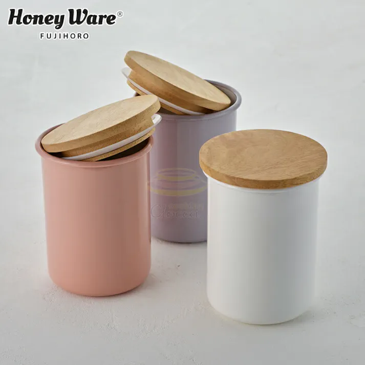 ホーローキャニスター：S 350ml サリュの通販&mall アンドモール 三井ショッピングパーク公式通販