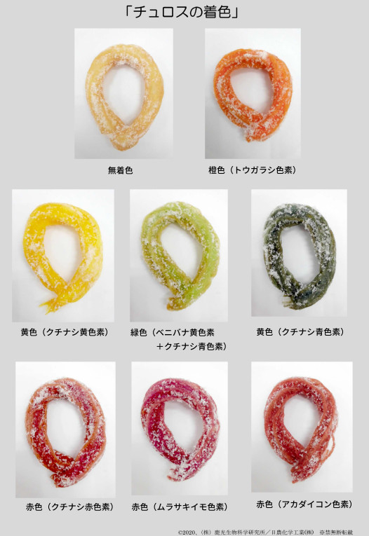 TOHOシネマズ のレインボーチュリトス をお供に映画を満喫したよ〜♪😍🌈 ． 見た目もカラフルで、大好きなチュロスにテンション上がった〜!!😆💕． 色だけじゃなくて、味も上から順にイチゴ、マンゴー、レモン、バニラ、メロン、ソーダ、コーラ って7つ全部ちゃんと